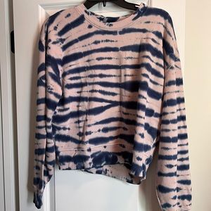 NWT Rails sweatshirt blue tie-dye design sz M